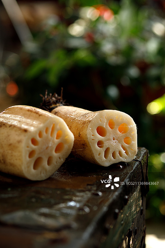 新鲜香甜莲藕图片素材