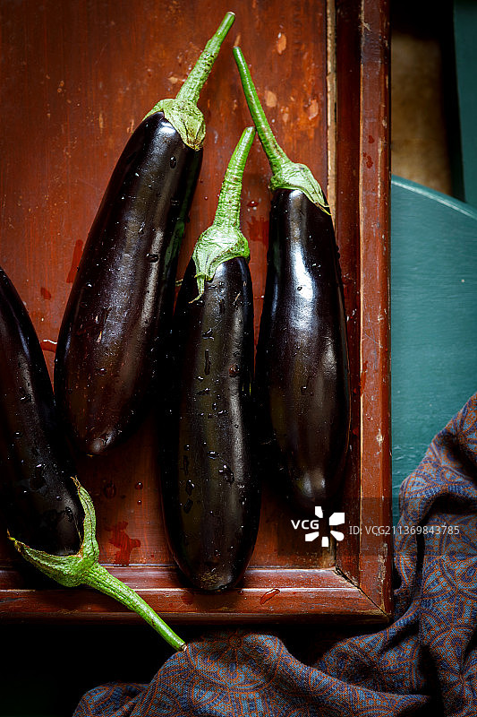 紫皮茄子图片素材