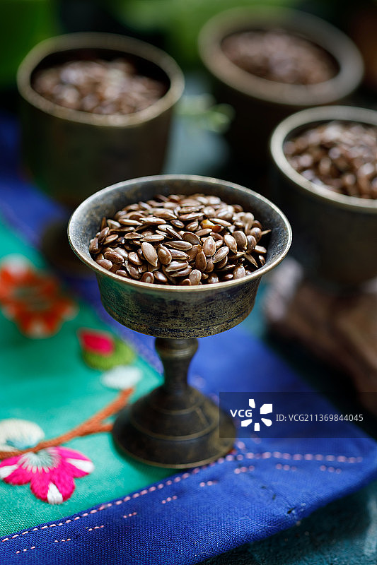 亚麻籽图片素材