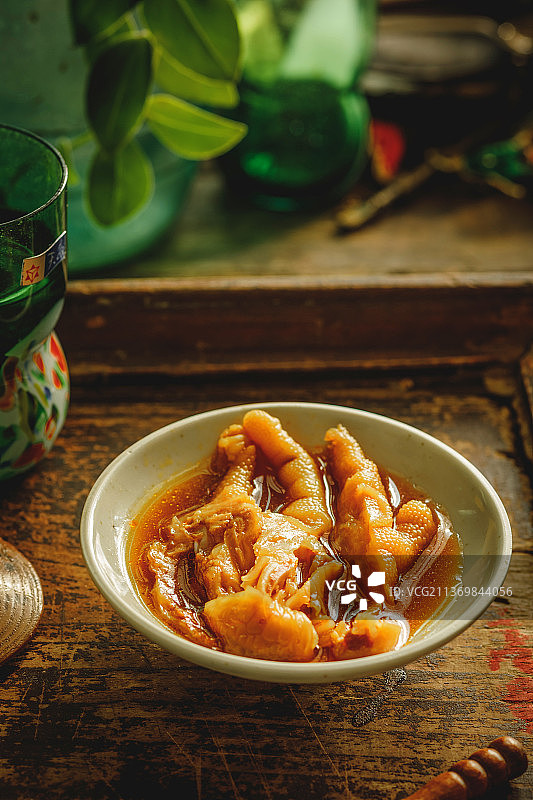 酸辣无骨鸡爪图片素材