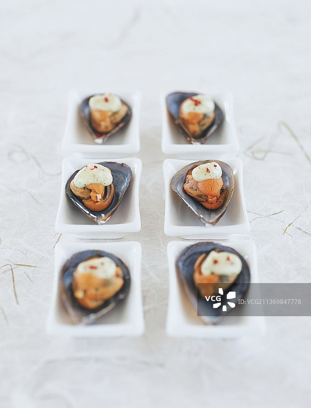 贻贝小吃图片素材