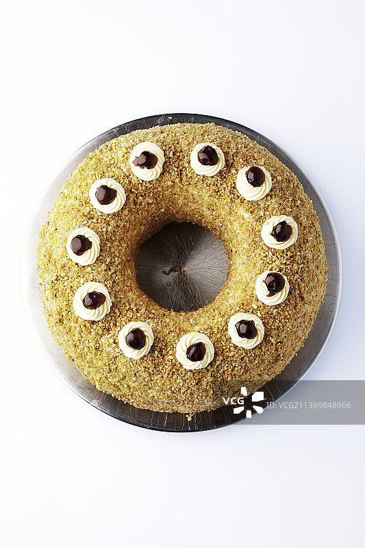 法兰克福花环蛋糕图片素材