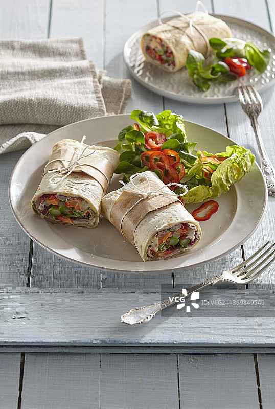 春季蔬菜玉米饼图片素材