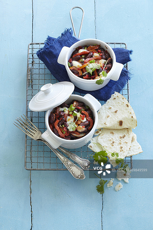 咖喱味烘焙豆图片素材