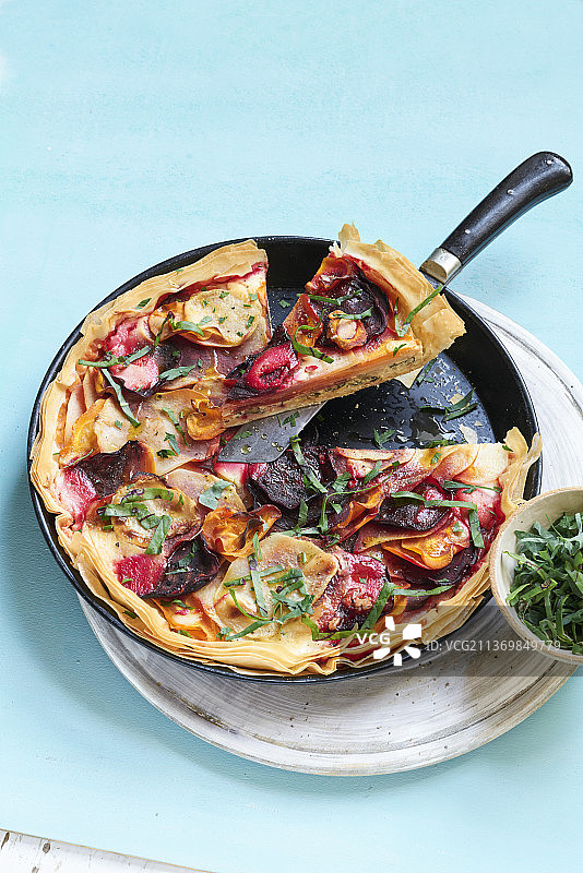 “蔬菜花园”馅饼图片素材