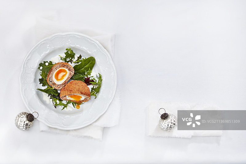 炸苏格兰鸡蛋图片素材