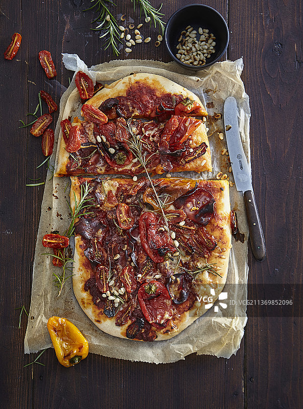 番茄小辣椒发酵蛋糕图片素材