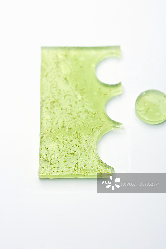 青柠绿茶冻图片素材