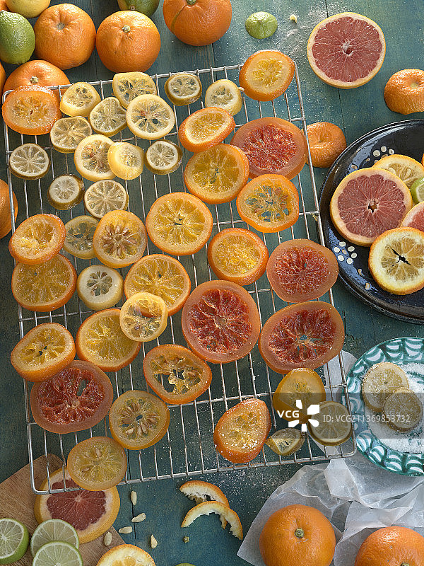 糖渍柑橘水果图片素材