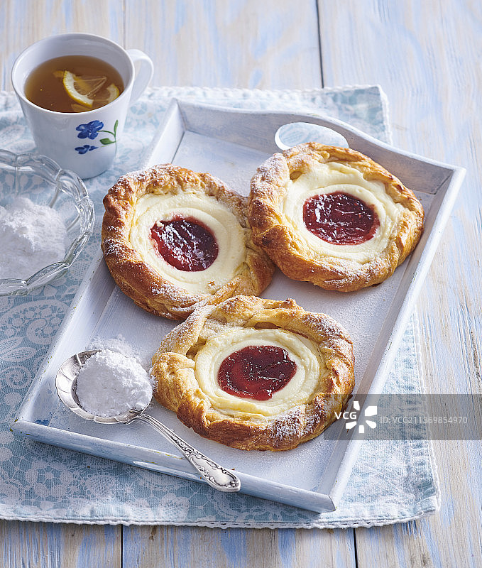 小型果酱蛋糕图片素材