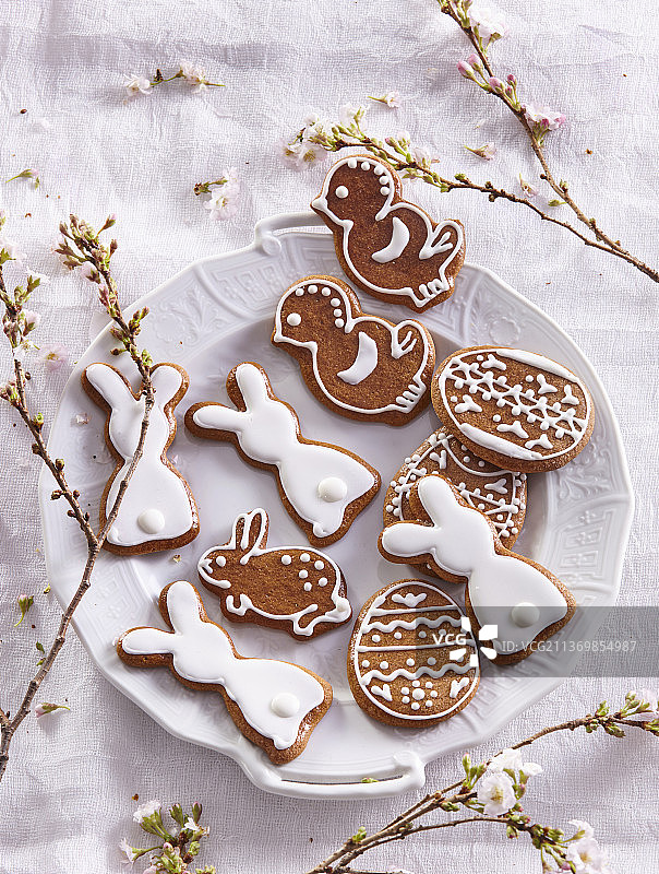 复活节姜饼图片素材