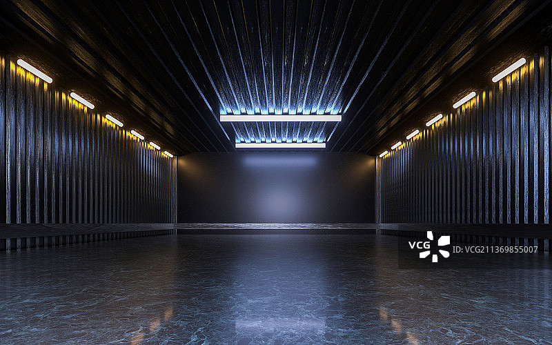 灯光现代室内空间图片素材