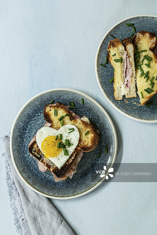 乳酪火腿烤三明治图片素材