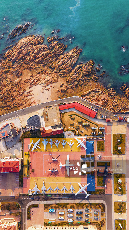 青岛海岸停机坪图片素材