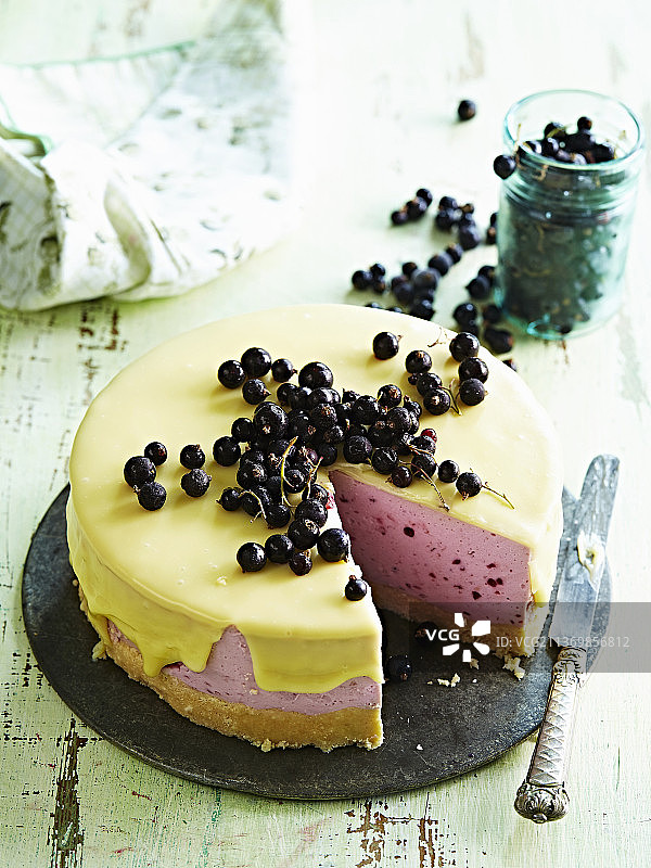 奶油果冻蛋糕（挞）图片素材