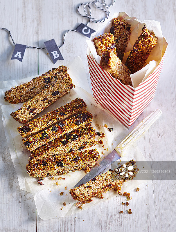 自制麦片棒图片素材