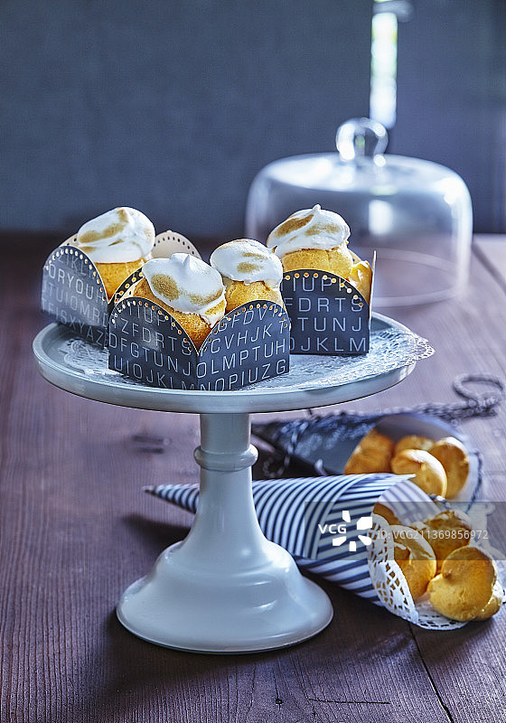 奶油泡芙图片素材