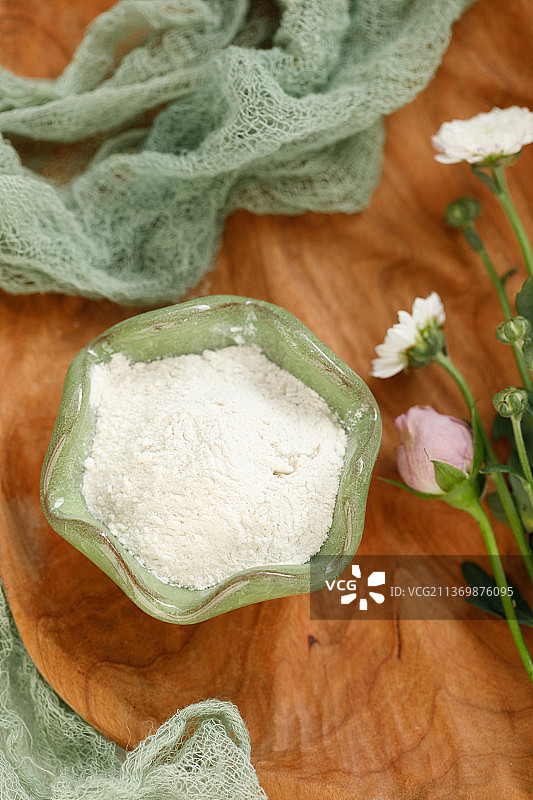 一碗小麦面粉图片素材