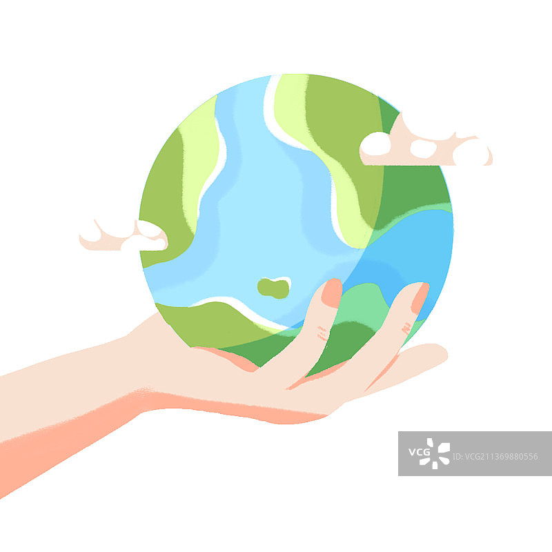 手举地球图片素材