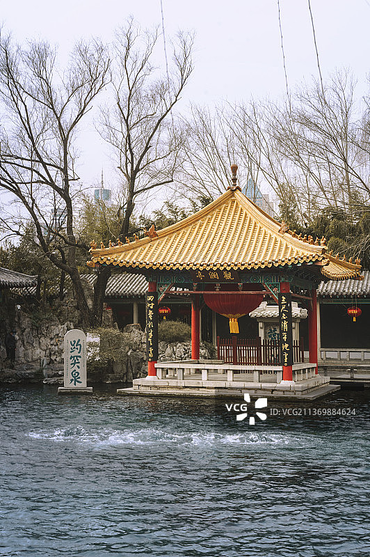 中国济南趵突泉日景图片素材