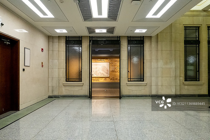 上海市历史博物馆室内空间图片素材