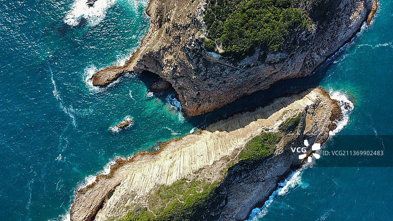 破边洲 海蚀柱图片素材