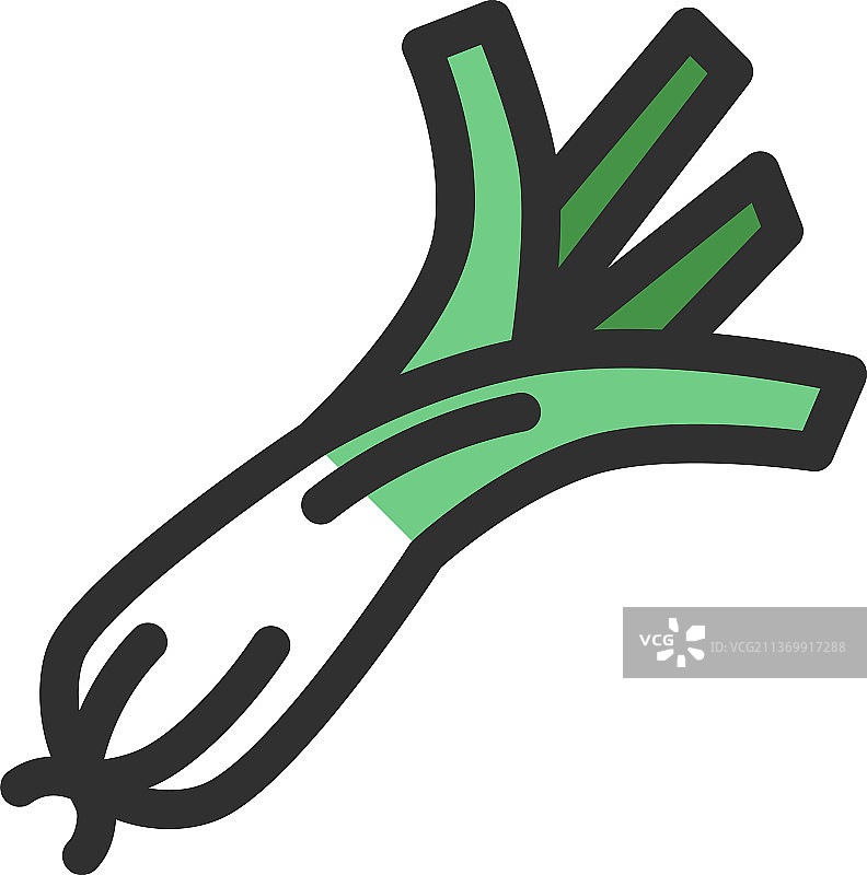 韭葱图标，绿色蔬菜，春葱图片素材