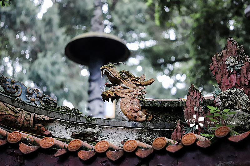 房顶屋脊的文化传承 (03)图片素材