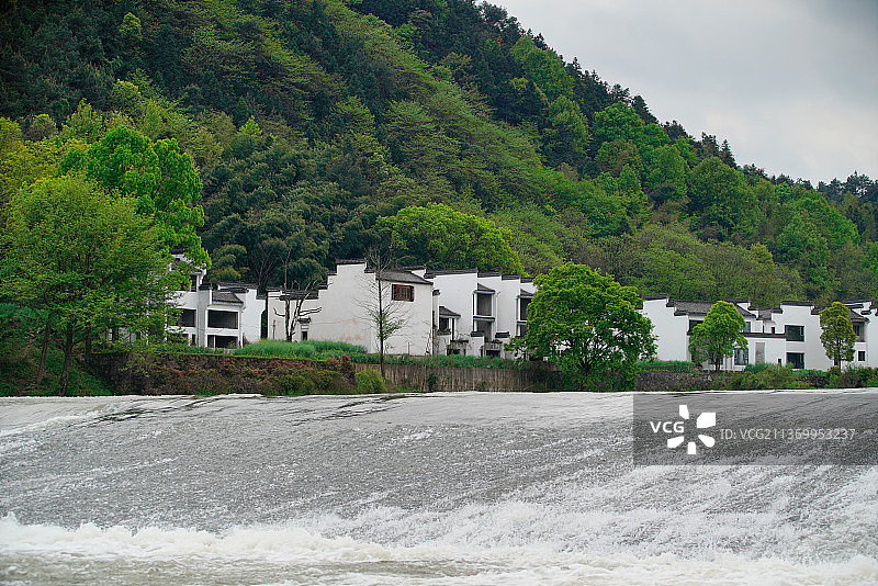 安徽碧山的迷人风光图片素材