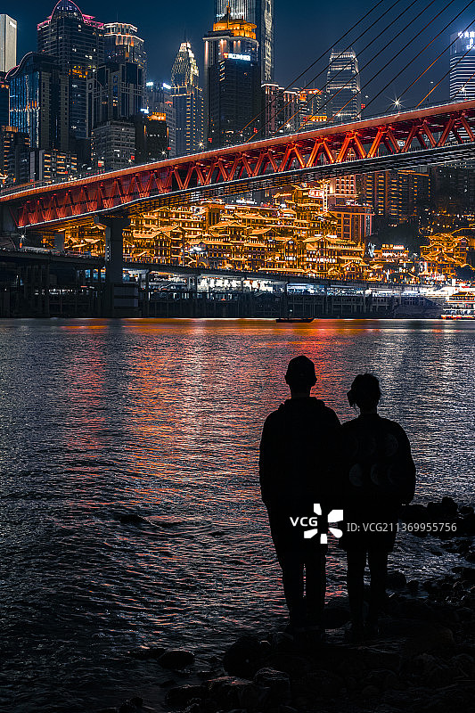 相约洪崖洞图片素材