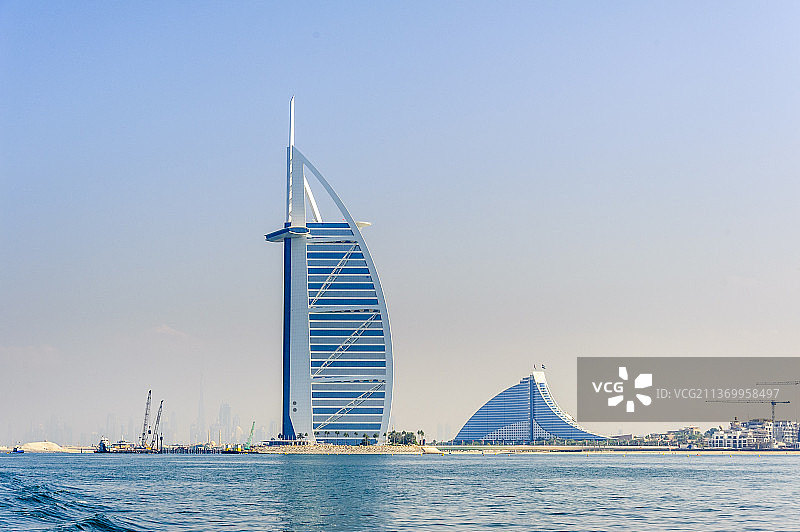 亚洲阿联酋迪拜帆船酒店外景图片素材