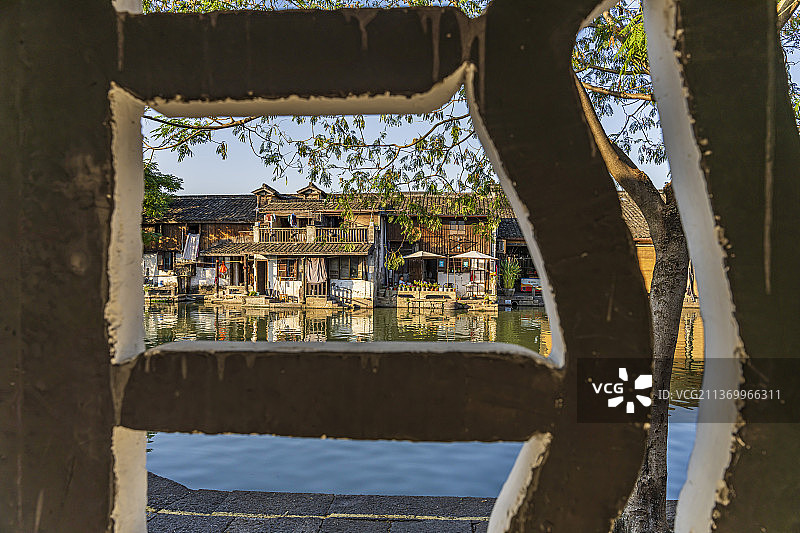 浙江绍兴安昌古镇仁昌酱园江南水乡风景区图片素材