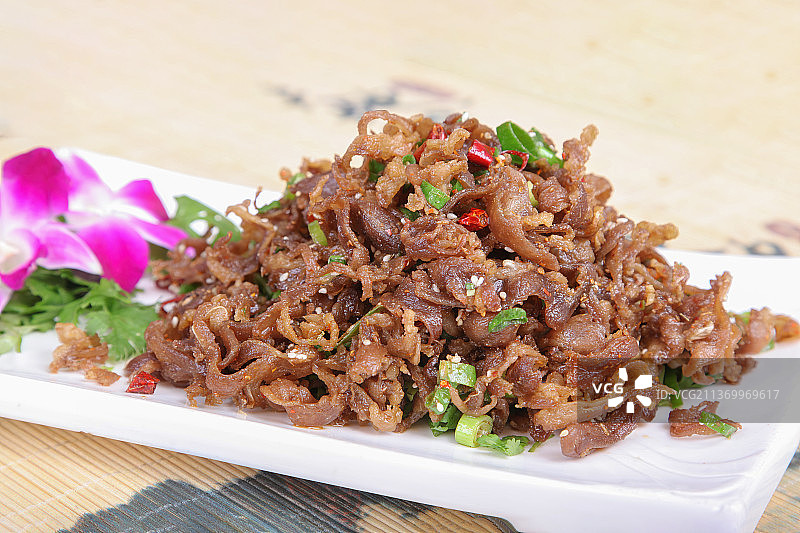 中餐美食-孜然羊肉图片素材