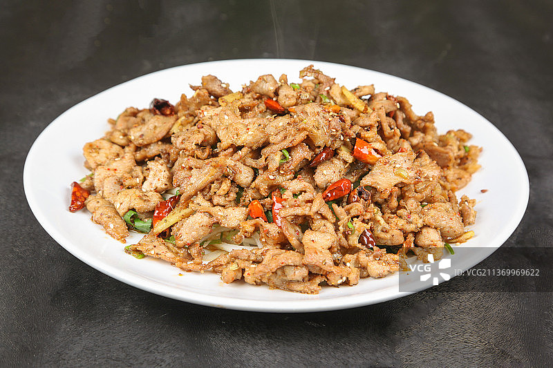 中餐美食-孜然羊肉图片素材