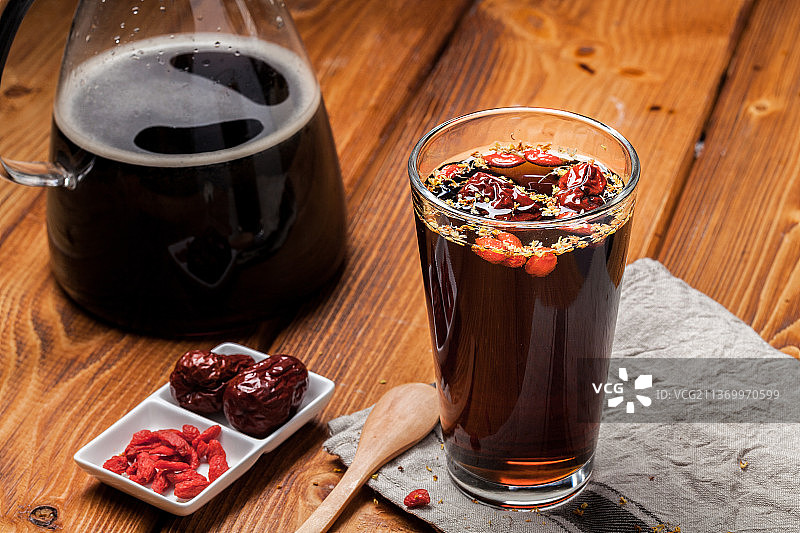 红枣、枸杞茶图片素材