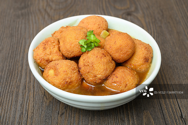 中餐美食-蒸丸子图片素材