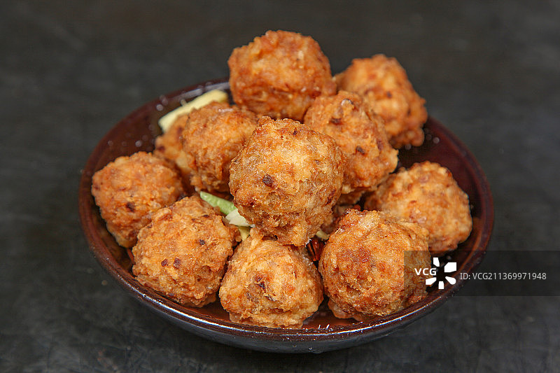 中餐美食-蒸丸子图片素材