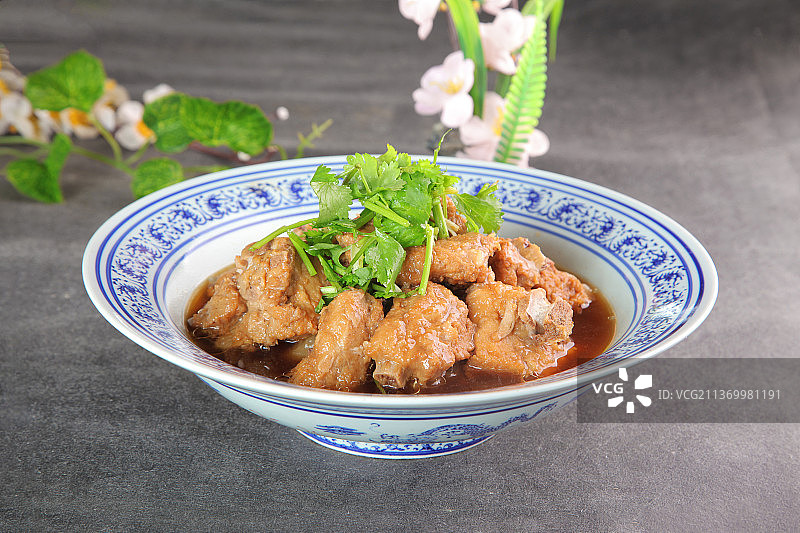 中餐美食-蒸排骨图片素材