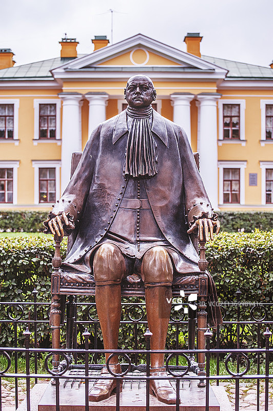 彼得大帝雕像图片素材