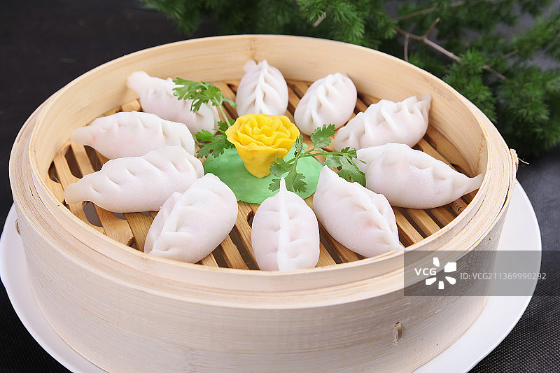 中餐美食-蒸饺图片素材