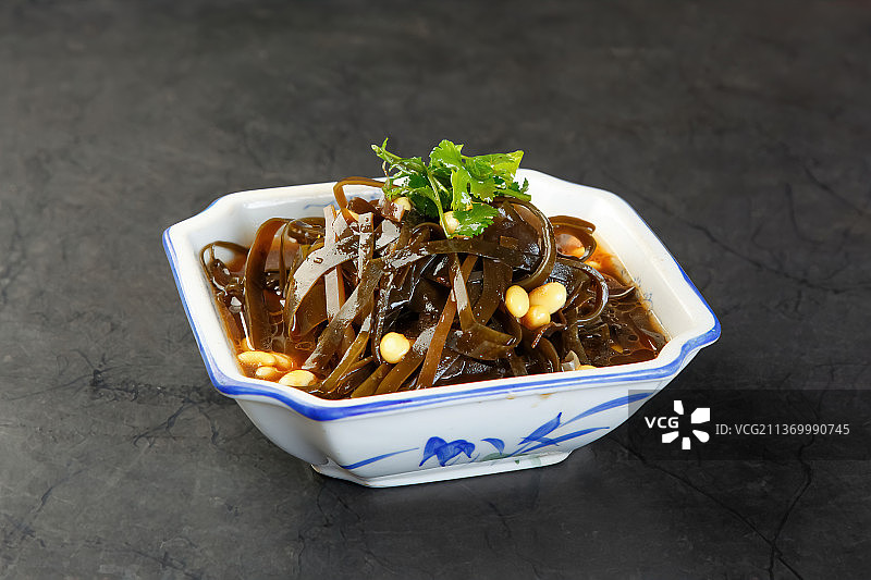 中餐美食-蒸海带图片素材