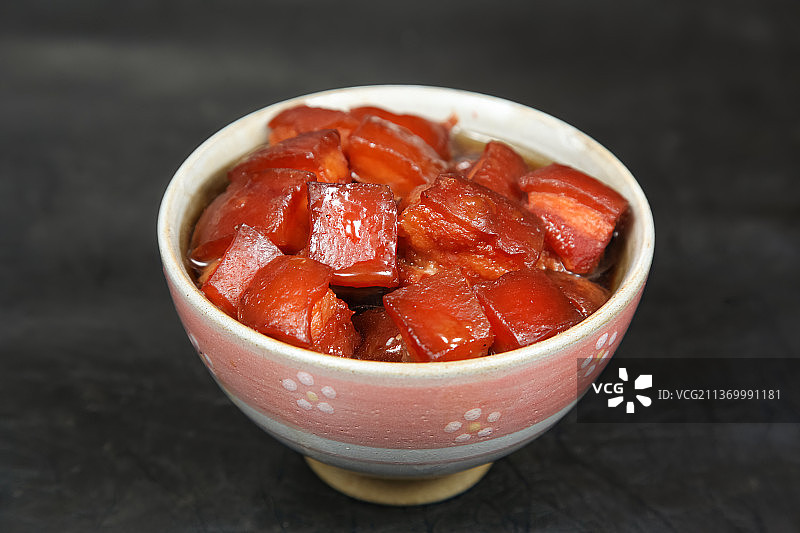 中餐美食-蒸方肉图片素材