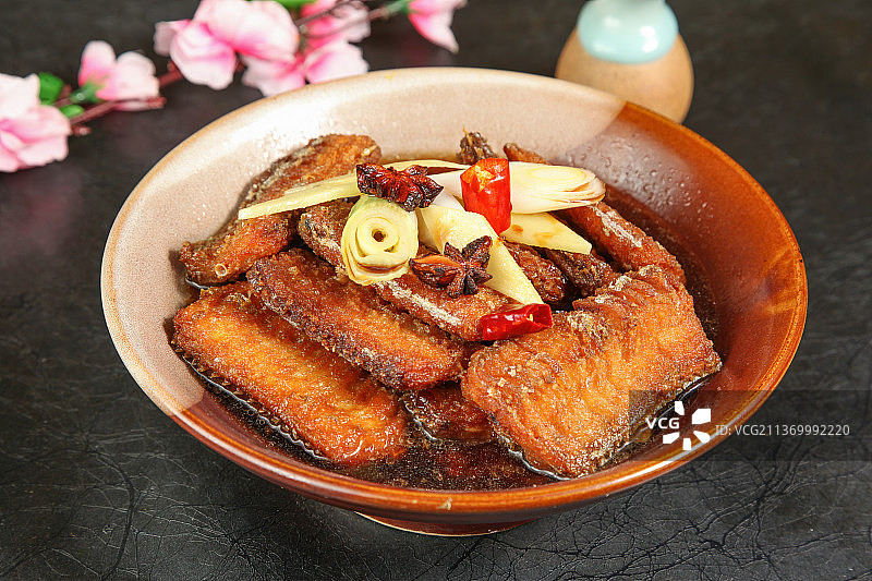 中餐美食-蒸带鱼图片素材