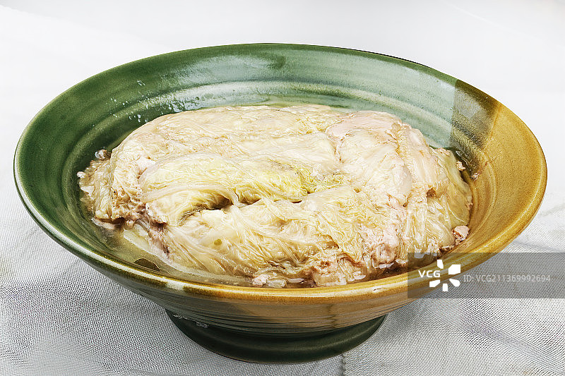 中餐美食-蒸白菜卷图片素材