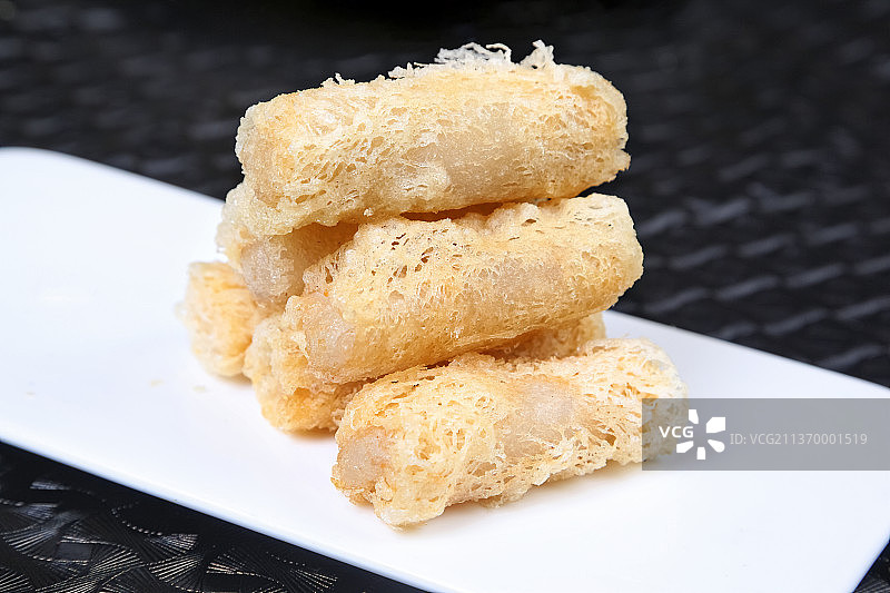 中餐美食-脆皮炸鲜菇图片素材