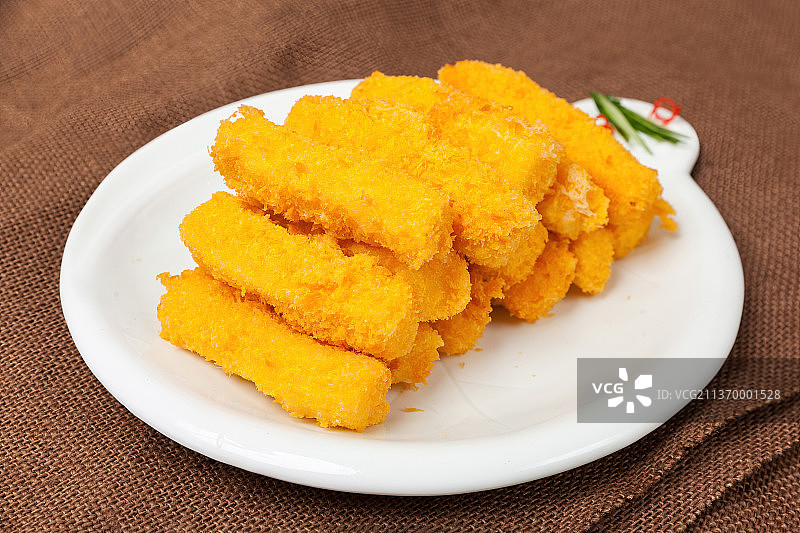 中餐美食-脆皮炸鲜菇图片素材