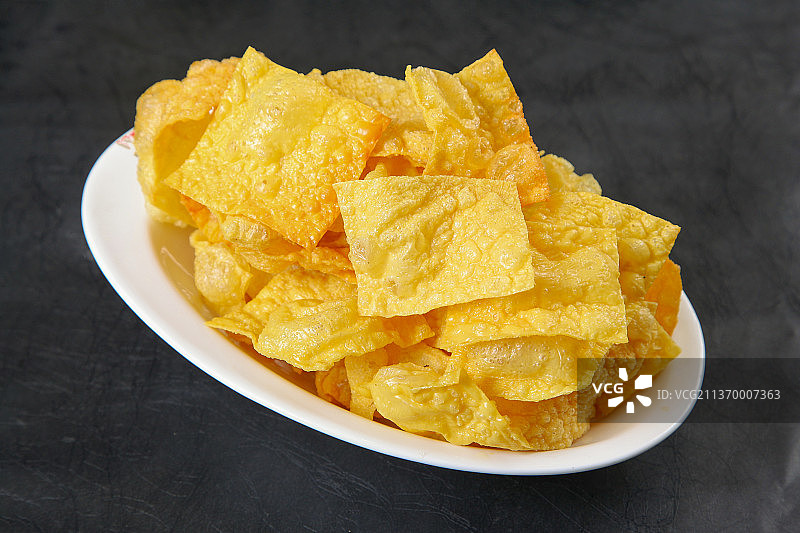 中餐美食-炸腐竹图片素材