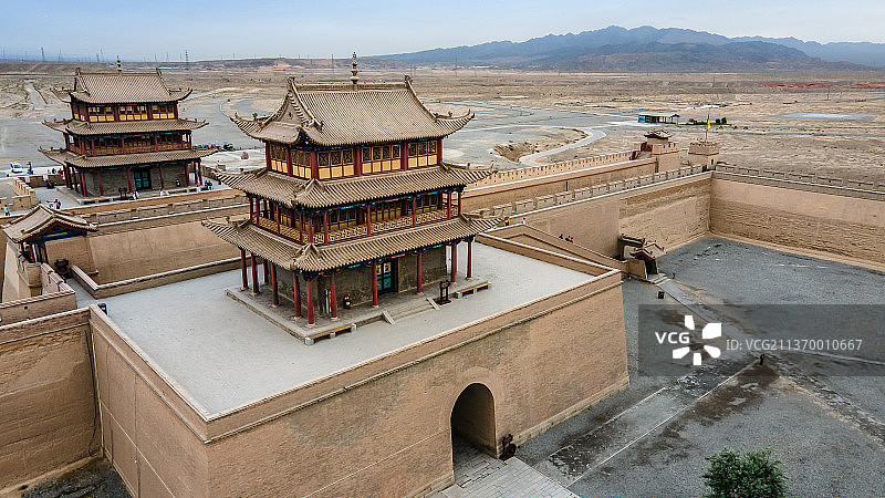 嘉峪关关城图片素材