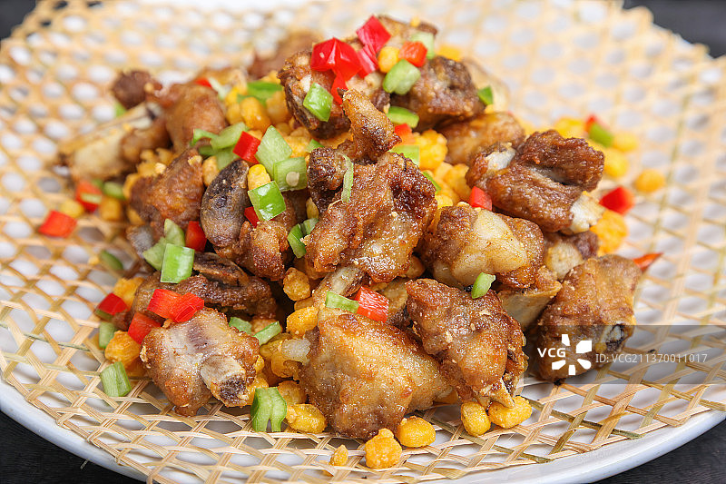 中餐美食-杂粮炖排骨图片素材