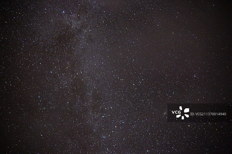 可可托海的星空银河闪亮图片素材
